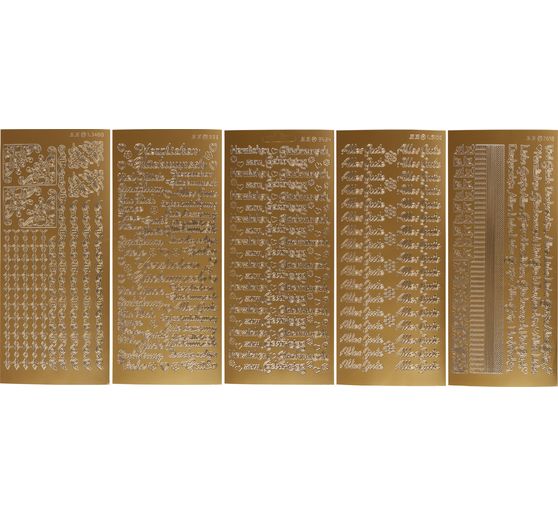 VBS Relief sticker set "Congratulations"