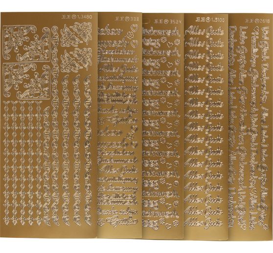 VBS Relief sticker set "Congratulations"