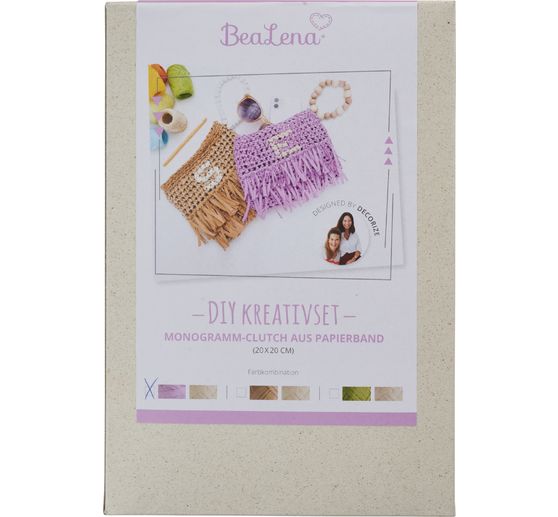 BeaLena DIY creative set "Clutch from paper tape" 