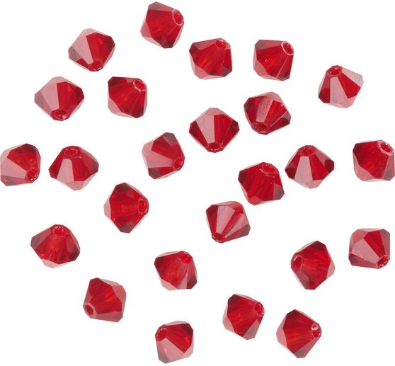 Glass cut glitter beads, 4 mm