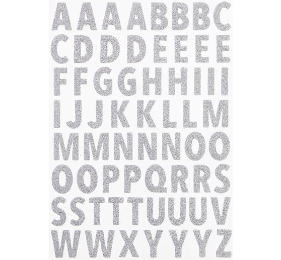 Glitter sticker "Letters"