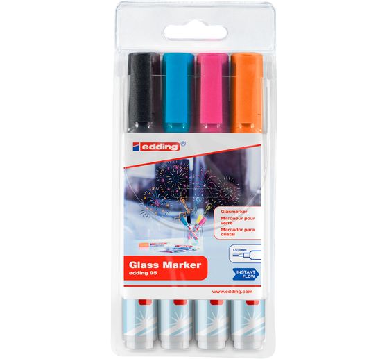 edding 95 Glass Marker Set