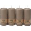 Pillar candle "Pure Natural Wax", Ø 6 x 13 cm Sand