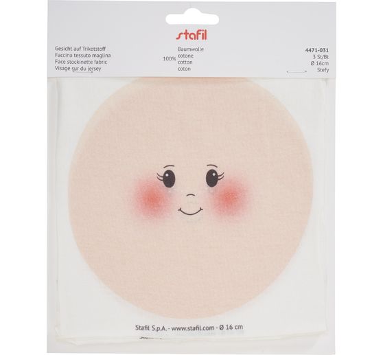 Face stockinette fabric "Stefy"