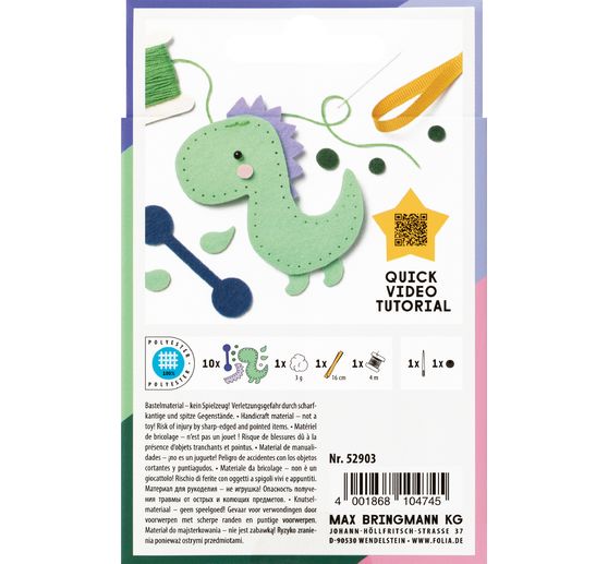 Kit di cucito "Mini Filzinies