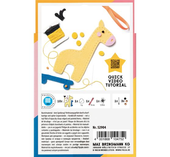 Kit di cucito "Mini Filzinies