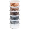 Iron-on beads set, 3,000 pieces Brown/Black/White