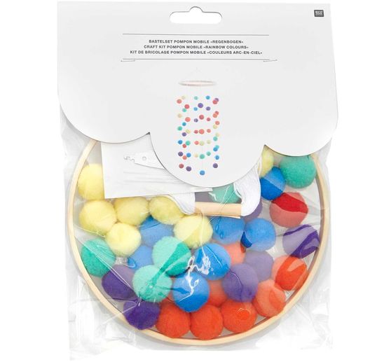 Kit per lavoretti con pompon "mobile