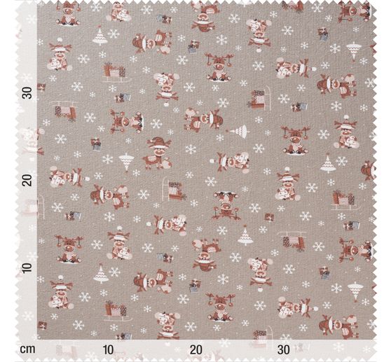 Jersey fabric "Moose Ruby"