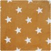 Fleece fabric "Stars" Ochre