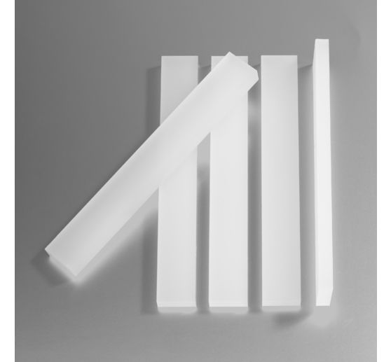 Acrylic blocks, 22 x 8 x 160 mm