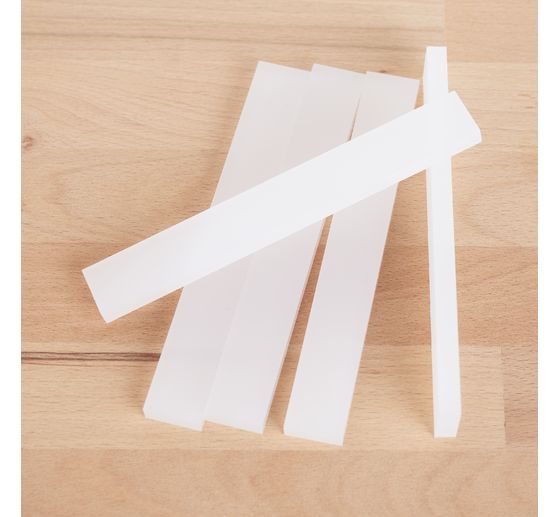 Acrylic blocks, 22 x 8 x 160 mm