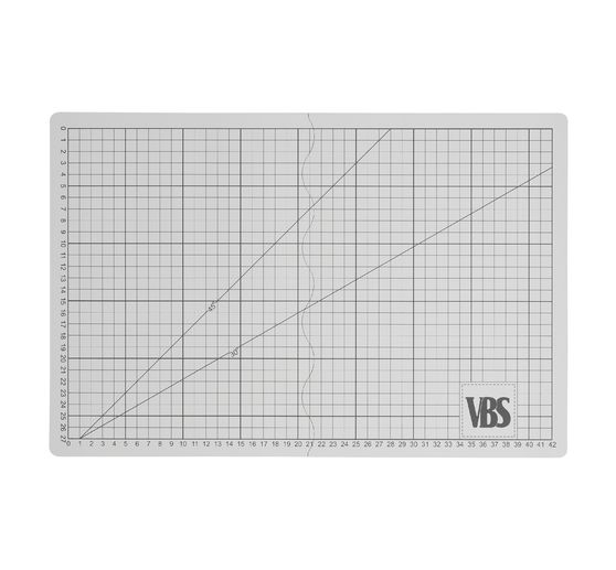 VBS Foldable cutting mat "Cool Grey"