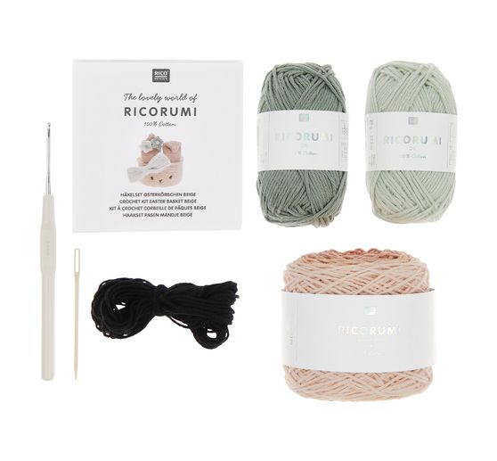 Rico Design Ricorumi crochet kit "Easter egg basket"
