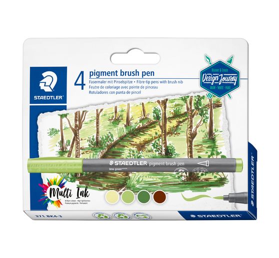 STAEDTLER Brush pens, set of 4