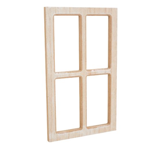 Decorative wooden window