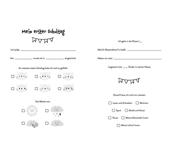 Book "Das Stickerbuch zum Schulstart"