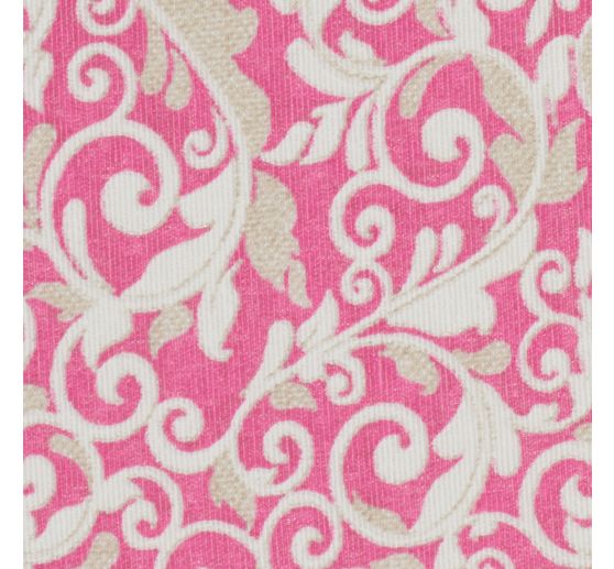 Motif fabric linen look "Foliage"