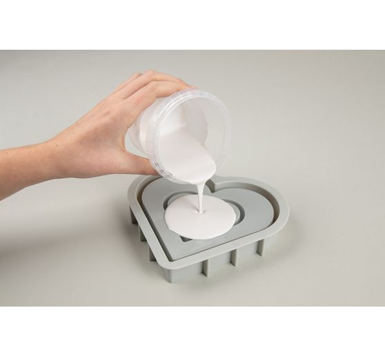 Silicone casting mould "Candle holder" incl. insert
