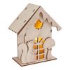 Kit di costruzione in legno VBS "Casa d'autunno", incl. LED Scoiattolo