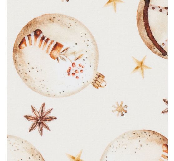 Cotton fabric "Christmas balls"