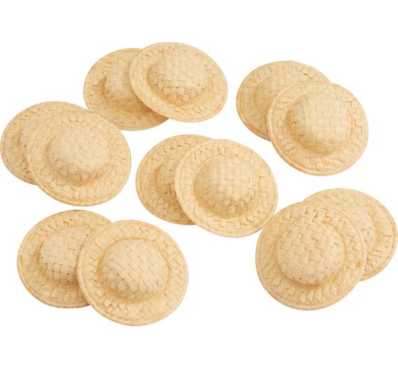VBS Straw hat, 5 cm, 12 pcs.