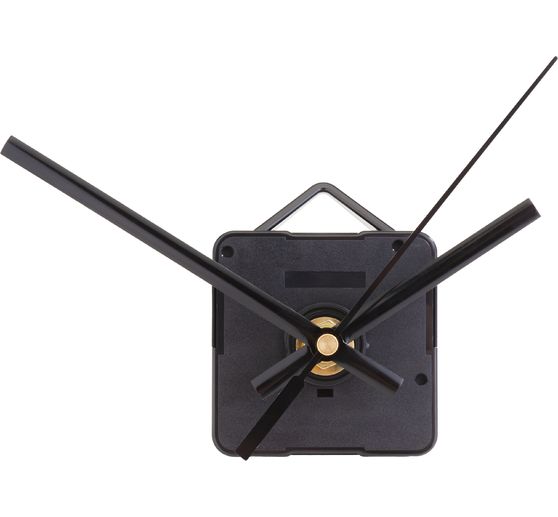 Quartz clockwork with hands