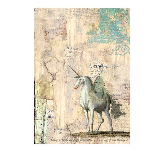 Motif straw silk "Wonderland"