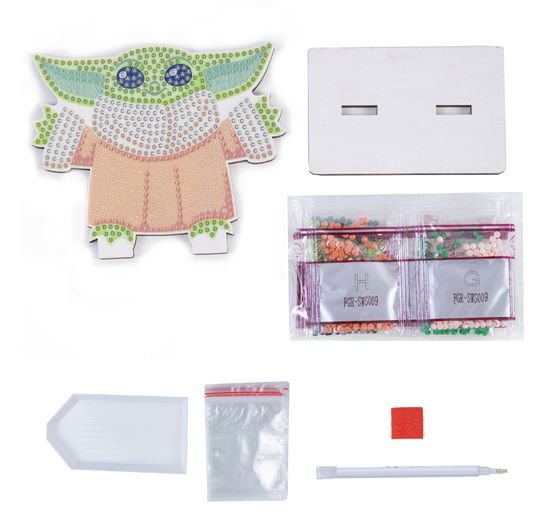 Pittura a diamante "Crystal Art Buddy", 11 x 8 cm