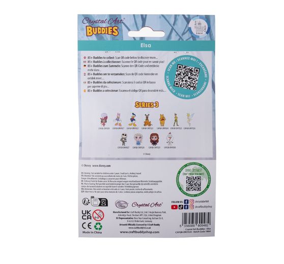 Pittura a diamante "Crystal Art Buddy", 11 x 8 cm