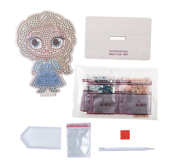 Pittura a diamante "Crystal Art Buddy", 11 x 8 cm