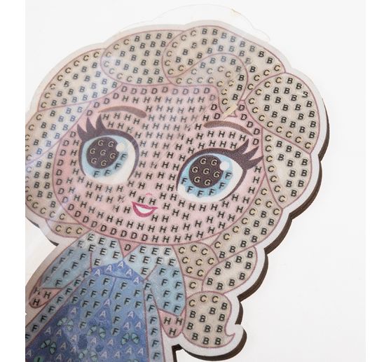 Pittura a diamante "Crystal Art Buddy", 11 x 8 cm