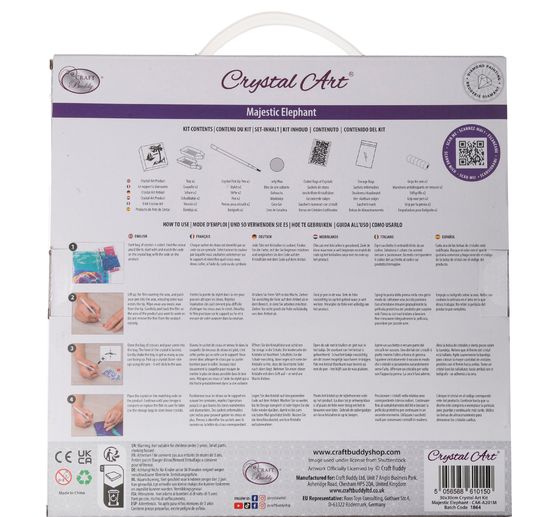 Diamond Painting "Crystal Art Kit", 30 x 30 cm