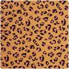 Musselein Cotton fabric "Leo" Marron