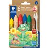 Noris junior Wax crayon 6 colours