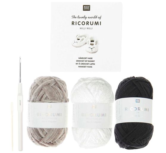 Rico Design Ricorumi crocheting set "Baby Booties"