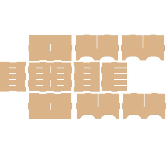 Flexio "Ink pads box", 10 compartments