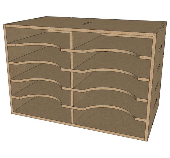 Flexio "Ink pads box", 10 compartments