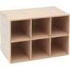 Flexio "Shelf box" Basic Box - 6 compartment