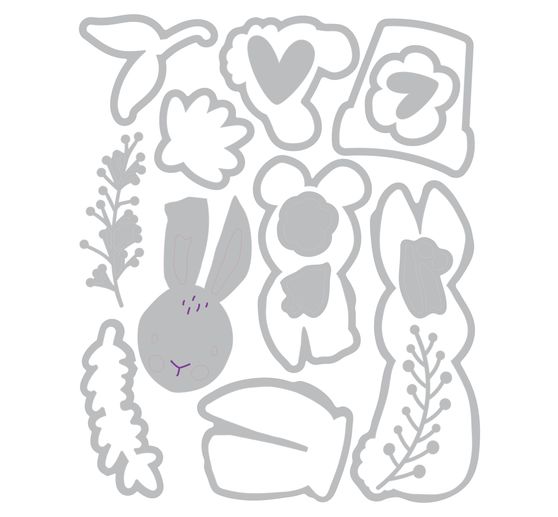 Sizzix Thinlits Punching template by Catherine Pooler