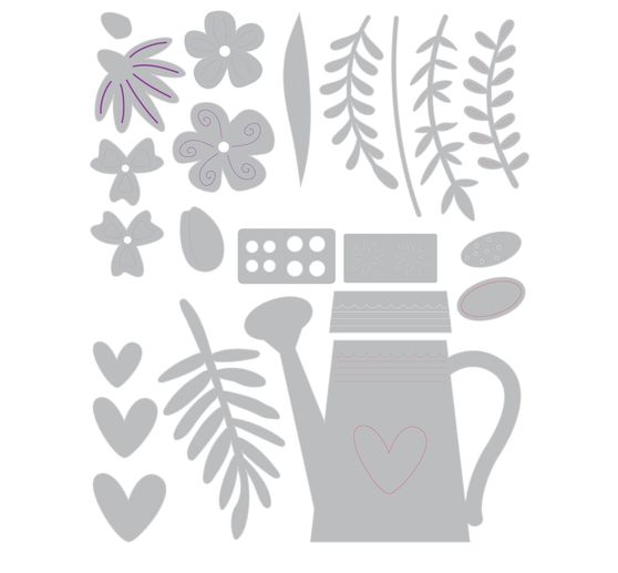 Sizzix Thinlits Punching template by Catherine Pooler