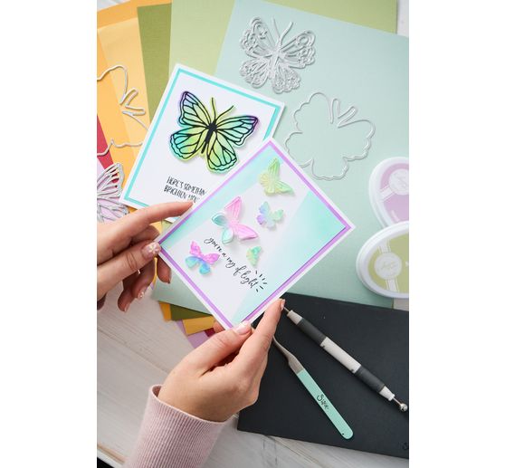 Sizzix Thinlits Punching template by Catherine Pooler