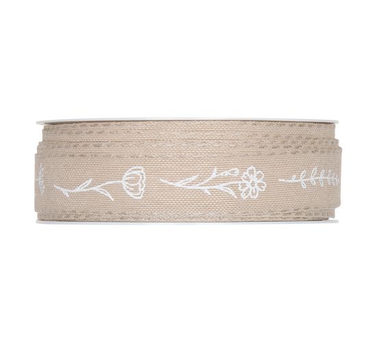 Printed ribbon "Flowers"