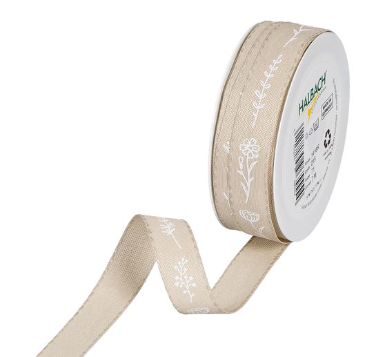 Printed ribbon "Flowers"