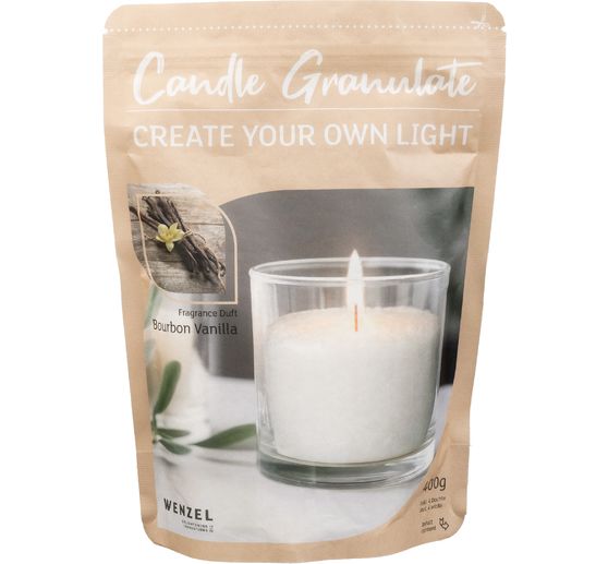 Candle sand granules with fragrance, set of 4 wicks
