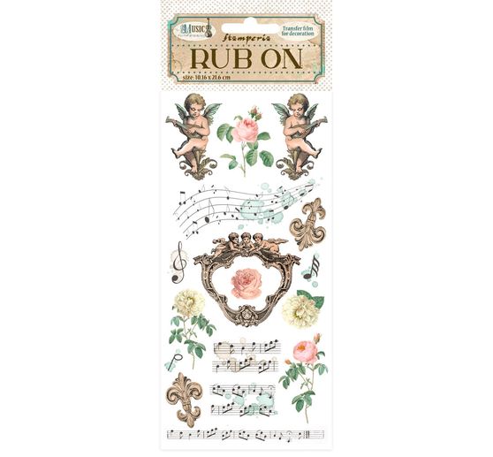 Pellicola di trasferimento Rub On "Music