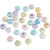 Glass cut beads Pastel-Mix