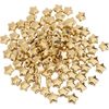 Plastic beads stars Gold coloured