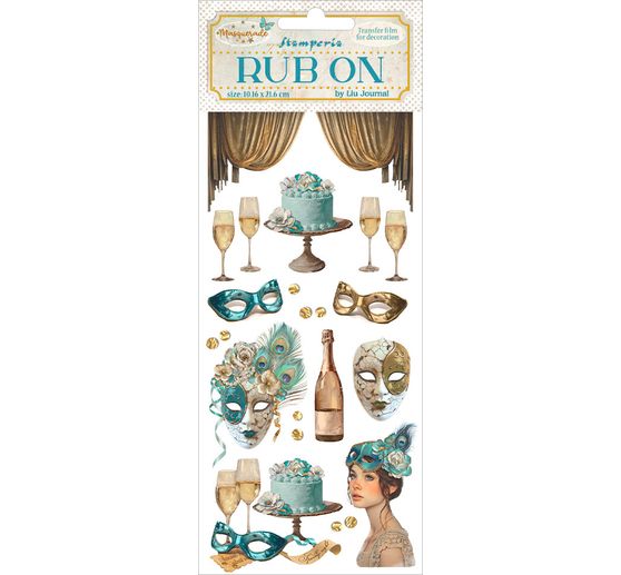 Rub On Transfer paper "Masquerade"