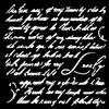 Stencil "Masquerade" Handwriting
